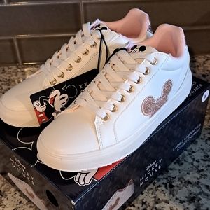 Disney Mickey Mouse Court Sneakers/Women - 8/Rose Gold/ $65 OBO